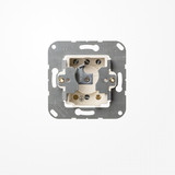 Jung CD134.18WU Jalousie-Schlüsselschalter (Einsatz) mit Demontageschutz , Wendetaster, 1-pol. (1 Antrieb), 10 A 250 V ~, UP