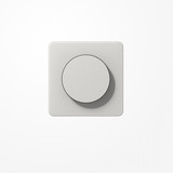 Jung CD1740LG Abdeckung mit Drehknopf, Duroplast, Serie CD, lichtgrau