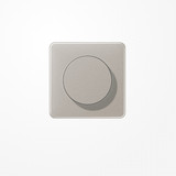 Jung CD1740PT Abdeckung mit Drehknopf, Duroplast lackiert, Serie CD, platin