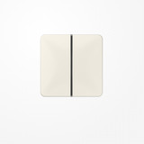 Jung CD401TSA Tastensatz 1fach, F40, Serie CD, weiß