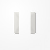 Jung CD501TSALG Tastensatz 1fach, F50, Serie CD, lichtgrau