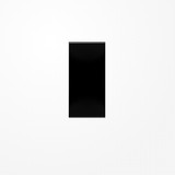 Jung CD50NASW Abdeckung in Tastenfarbe, F50, Thermoplast, Serie CD, schwarz