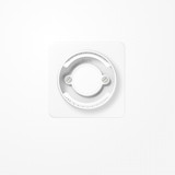 Jung CD537WW Abdeckung für Lichtsignale, Duroplast, Serie CD, alpinweiß