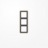 Jung CD583GB Rahmen 3fach, senkrechte und waagerechte Montage, Aluminium eloxiert, CD 500, gold-bronze