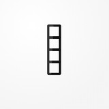 Jung CD584SW Rahmen 4fach, senkrechte und waagerechte Montage, Duroplast, CD 500, schwarz