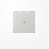 Jung CD590ALG Leitungsauslass mit Zugentlastung, Duroplast, Serie CD, lichtgrau