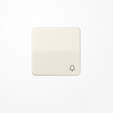 Jung CD590BFK Wippe, Symbol Klingel, Thermoplast, Serie CD, weiß