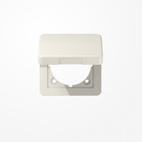 Jung CD590BFKL Klappdeckel mit Rückstellfeder, Klappdeckel, Thermoplast, Serie CD, weiß