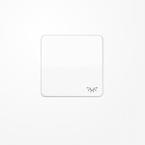 Jung CD590BFLWW Wippe, Symbol Licht, Thermoplast, Serie CD, alpinweiß