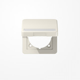 Jung CD590BFNAKL Klappdeckel mit Rückstellfeder, mit Schriftfeld, Klappdeckel, Thermoplast, Serie CD, weiß