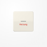 Jung CD590H Wippe mit Lichtleiter, Aufschrift Heizung, Duroplast, Serie CD, weiß