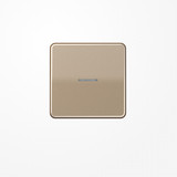 Jung CD590KO5GB Wippe mit Lichtleiter, Aluminium eloxiert, Serie CD, gold-bronze