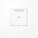 Jung CD590NAAWW Leitungsauslass mit Zugentlastung mit Schriftfeld, Duroplast, Serie CD, alpinweiß