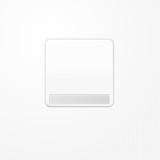 Jung CD590NABFWW Wippe, mit Schriftfeld, Thermoplast, Serie CD, alpinweiß