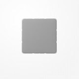 Jung CD594-0GR Blind-Abdeckung (gerastet), Thermoplast, Serie CD, grau