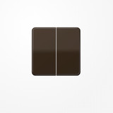 Jung CD595BR Wippe, Duroplast, Serie CD, braun