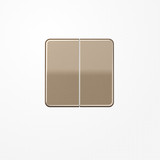 Jung CD595GB Wippe, Aluminium eloxiert, Serie CD, gold-bronze