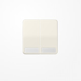 Jung CD595NA Wippe, mit Schriftfeld, Duroplast, Serie CD, weiß