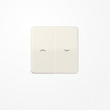 Jung CD595PBF Wippe, mit Pfeilsymbolen, Thermoplast, Serie CD, weiß