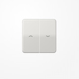 Jung CD595PBFLG Wippe, mit Pfeilsymbolen, Thermoplast, Serie CD, lichtgrau