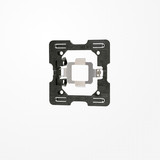 Jung CD90MHP Halteplatte 1fach für Metallausführungen, Serie CD/LS, schwarz