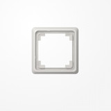 Jung CDP581LG Rahmen 1fach, senkrechte und waagerechte Montage, Duroplast, CD PLUS, lichtgrau