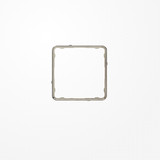 Jung CDP81ES Applikations-Rahmen, CD PLUS, edelstahl (galvanisiert)