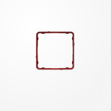 Jung CDP81RTM Applikations-Rahmen, CD PLUS, rot-metallic