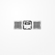 Jung DABA2WW Smart Radio DAB+, Set Stereo, Serie A, alpinweiß