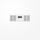 Jung DABCD2BTWW Smart Radio DAB+ Bluetooth, Set Stereo, Serie CD, alpinweiß