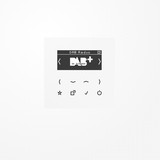 Jung DABLSWW Smart Radio DAB+, Serie LS, alpinweiß