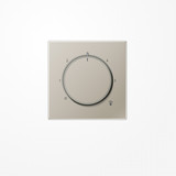 Jung ES1749 Abdeckung für Thermostat, Serie LS, Edelstahl