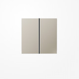 Jung ES2401TSA Tastensatz 1fach, F40, Serie LS, Edelstahl