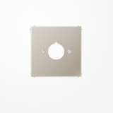 Jung ES2964 Abdeckung für Befehlsgeräte mit 22,5mm Ø 1fach, Serie LS, Edelstahl