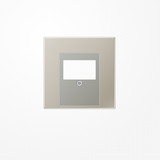 Jung ES2969T Abdeckung für TAE-Anschlussdosen 1fach, Serie LS, Edelstahl