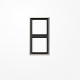 Jung ES2982 Rahmen 2fach, senkrechte und waagerechte Montage, LS 990, Edelstahl