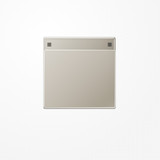 Jung ES2990NA Wippe, mit Schriftfeld, Serie LS, Edelstahl