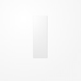 Jung ES2993WW Großflächenwippe (70x212,4mm), senkrechte und waagerechte Montage, Serie LS, alpinweiß