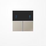 Jung ES4093TSA Tastensatz 3fach, F40 Raumcontroller, Serie LS, Edelstahl