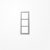 Jung FDAL2983 Rahmen, 3fach, FLAT DESIGN, Aluminium