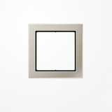 Jung FDES2981 Rahmen, 1fach, FLAT DESIGN, Edelstahl