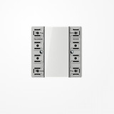 Jung FMLS5002M eNet Funk-Wandsender-Modul 2fach, F50, Serie LS