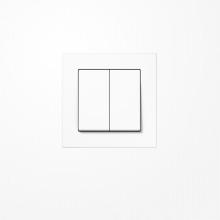 Jung FOHSA550595WW Friends of Hue Funk-Wandsender Set , 4-kanalig, Serie AS/A, alpinweiß