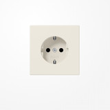 Jung LS1520 SCHUKO-Steckdose, 16 A 250 V ~, Duroplast, Serie LS, weiß