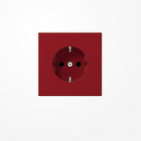 Jung LS1520BFRT SCHUKO-Steckdose, 16 A 250 V ~, Thermoplast, Serie LS, rot