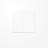 Jung LS1702WW LB-Management Taster 2fach, Duroplast, Serie LS, alpinweiß