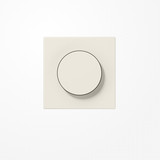 Jung LS1740 Abdeckung mit Drehknopf, Duroplast, Serie LS, weiß