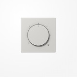 Jung LS1749BFLG Abdeckung für Thermostat, Thermoplast, Serie LS, lichtgrau