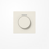 Jung LS1940KO5 Abdeckung mit Lichtleiter für KNX Drehsensor, Duroplast, Serie LS, weiß