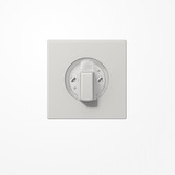 Jung LS1941LG Abdeckung für Drehschalter, Duroplast, Serie LS, lichtgrau